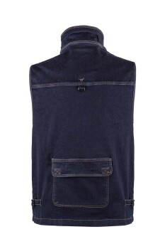 Outdoor Günlük Taktik Denim Erkek Kot Yelek JEANWES01 - 3