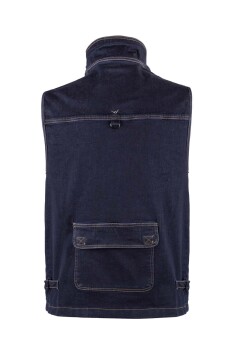 Outdoor Günlük Taktik Denim Erkek Kot Yelek JEANWES01 - 8