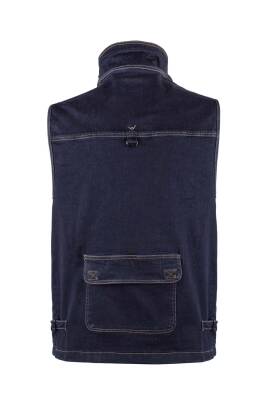 Outdoor Günlük Taktik Denim Erkek Kot Yelek JEANWES01 - 8