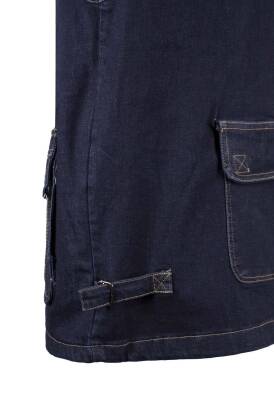 Outdoor Günlük Taktik Denim Erkek Kot Yelek JEANWES01 - 10