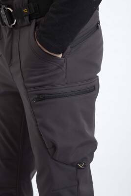 Outdoor Softshell Erkek Pantolon Polarlı Su Geçirmez Kayak SHELLHT12 - 42