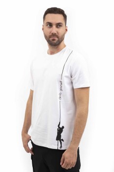 Outdoor T-shirt Günlük Pamuklu Baskılı Erkek BASETI02 - 29